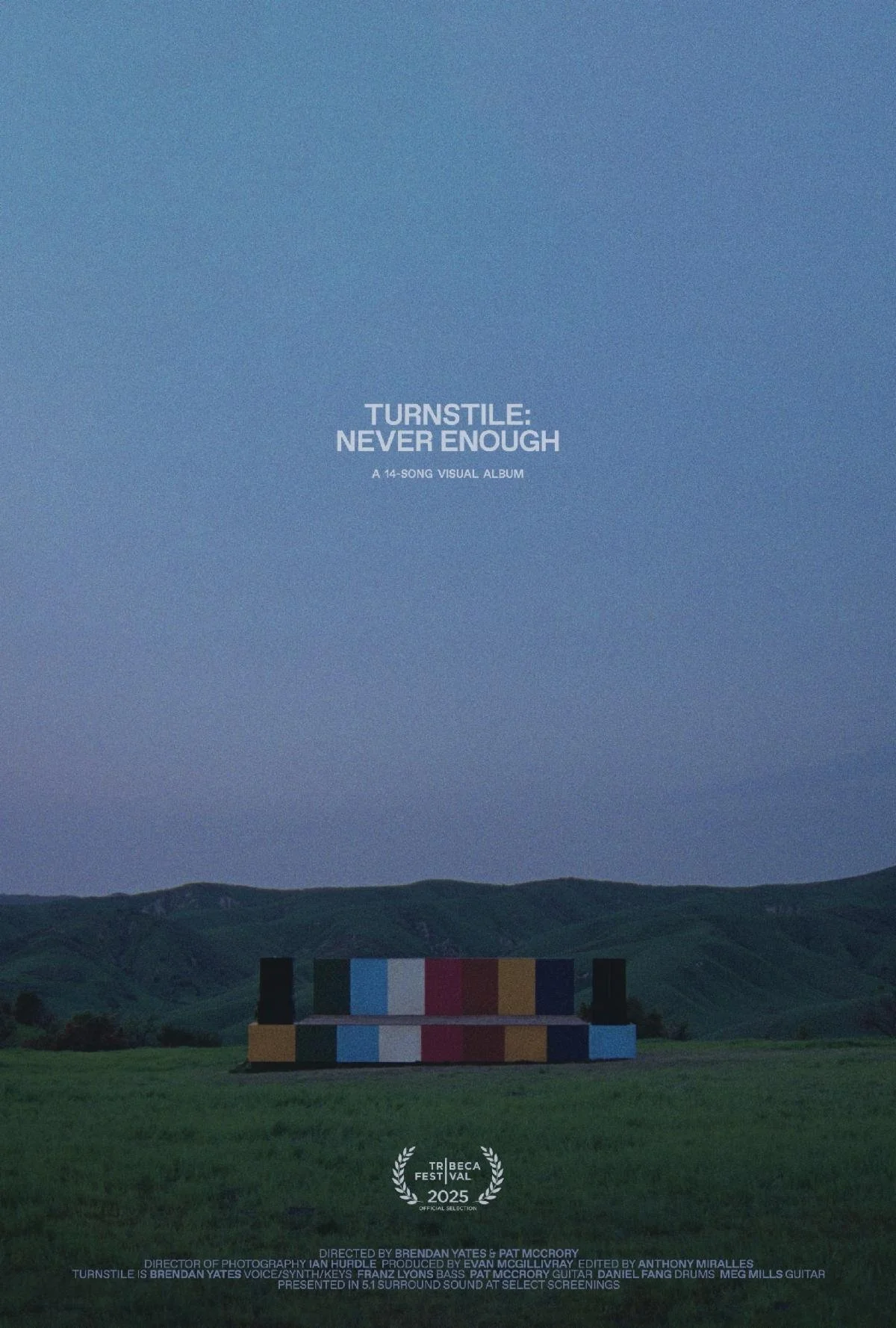 TURNSTILE ANNOUNCE 14-SONG VISUAL ALBUM NEVER ENOUGH PREMIERING AT